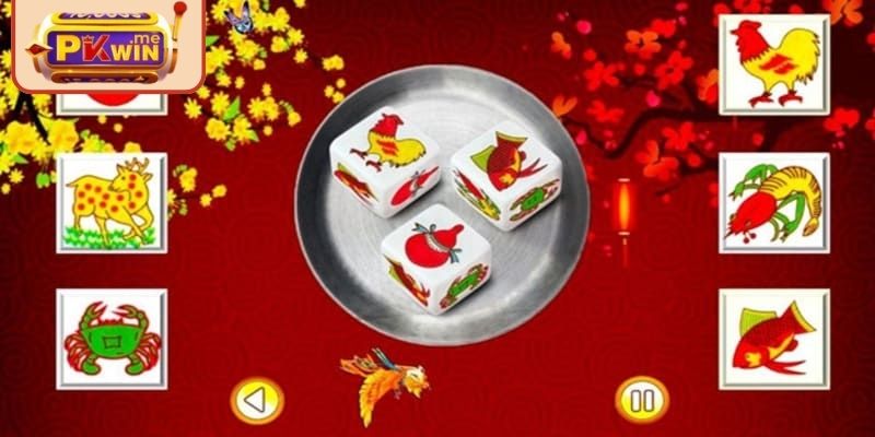 Bầu Cua PKWIN Trò Chơi Giải Trí Đổi Thưởng Đầy Hấp Dẫn 3 Hệ thống tung xúc xắc ngẫu nhiên trong trò chơi