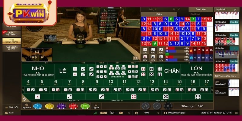 Tài Xỉu PKWIN Sân Chơi Đỉnh Cao Với Tỷ Lệ Thắng Ấn Tượng 3 Những kiểu cược phổ biến trong game tài xỉu